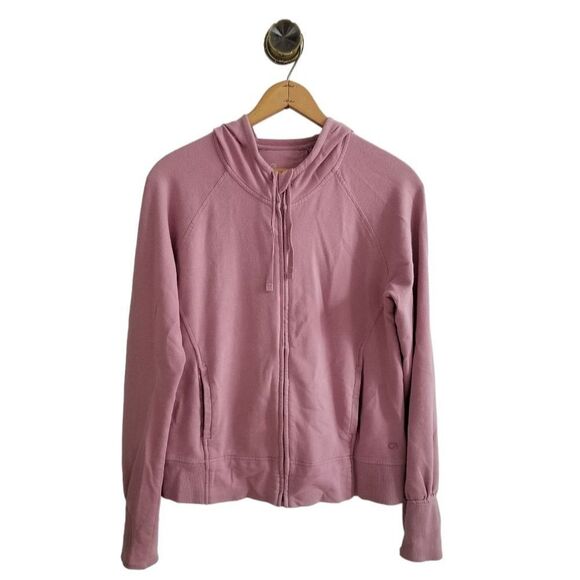 GapBody Fit Mauve Hoodie Size Medium 5 0312 - Picture 8 of 8